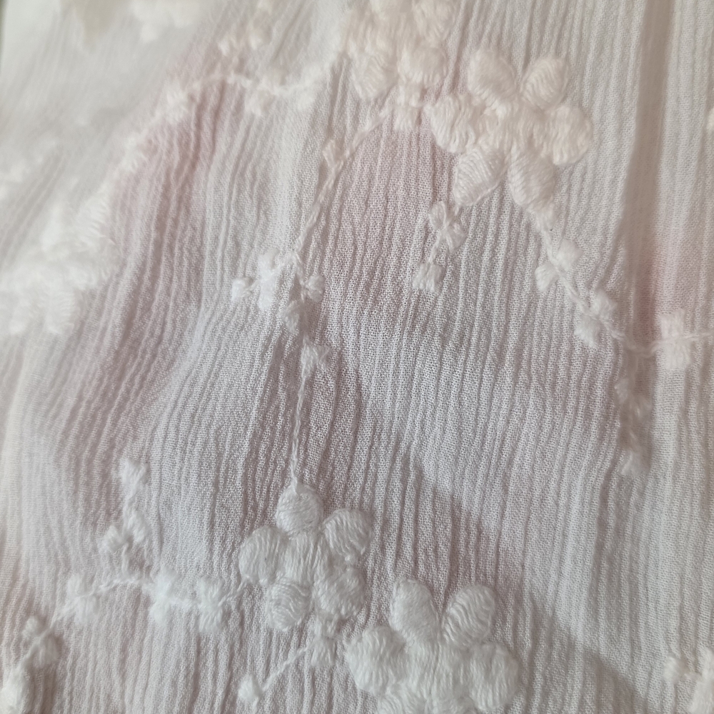 White Cold-Shoulder Top - Picture 9 of 14